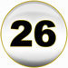 Powerball third winning number is 26 