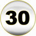 Powerball third winning number is 30 
