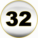 Powerball second winning number is 32 